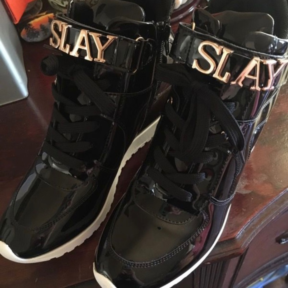 High heel sneakers
